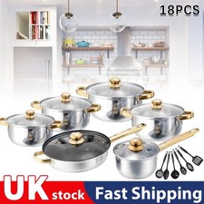 18PCS Induction Non Stick
