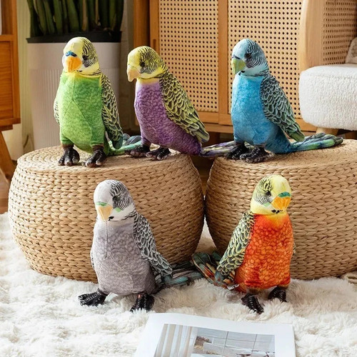 Lifelike parrot plush soft - parrot,