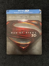 Man of Steel 3D & 2d Blu-ray Steelbook
