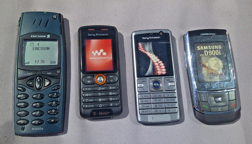 Vintage mobile phones - mobile,