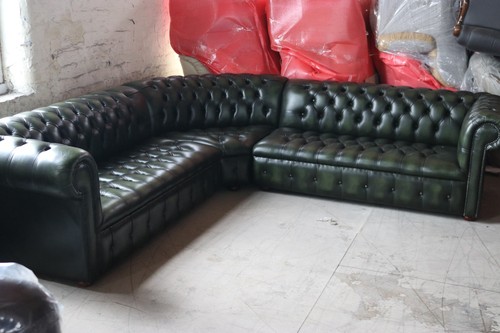 Corner chesterfield sofa - sofa, couch