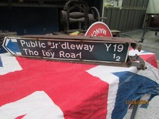 PUBLIC BRIDALEWAY  Y19  VINTAGE STREET SIGN SINGLE SIDED  LARGE