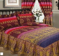 Double Bed Kashmir Fuschia