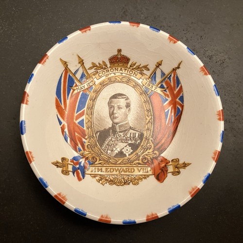 Edward viii coronation plate - edward,