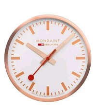 Mondaine SBB CFF FFS Official Swiss Railways Clock 40cm Rose Gold A995CLOCK17SBK