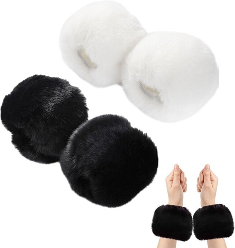 Eupsiiu pcs faux fur wrist - pcs,