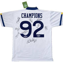 RARE MULTI SIGNED LEEDS UTD