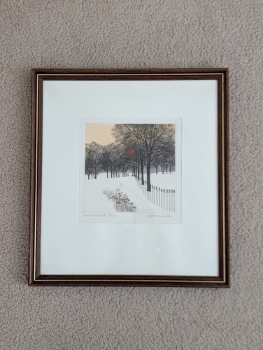 Pair signed caddick prints - signed,