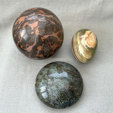 3 Vintage / Antique Carved and