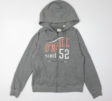 Neill grey unisex hoodie - grey, m