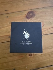 U.S. Polo Assn. men's analog watch Silver, In Box
