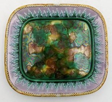 GEORGE JONES MAJOLICA SARDINE DISH c1870