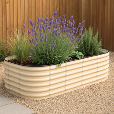 1x Galvanised Steel Raised