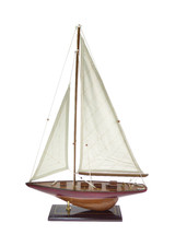 Sailing Yacht with Fabric