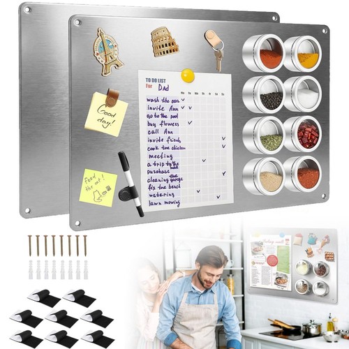 Stainless steel memo board - memo,