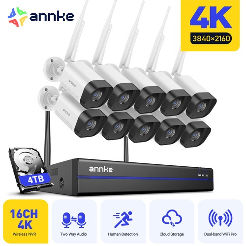 Annke wireless cctv system - 4k,