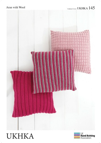 Aran pattern cushion - pattern:, covers