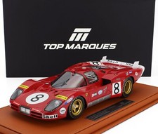 Top Marques - 1:18 Ferrari 512S 5.0L V12 Sefac Spa No.8 24h Le Mans 1970 Artu...