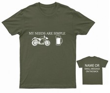 My Needs are simple Motocycle and beer naked bike