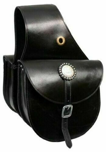 Leather western horse saddle - leather,