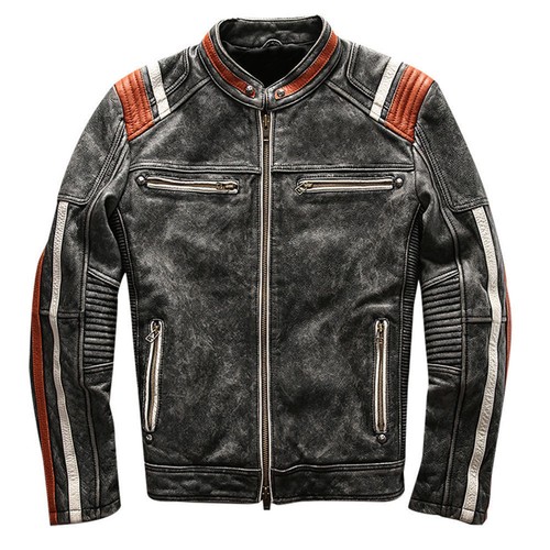 Men vintage motorcycle cafe - motorcycle,