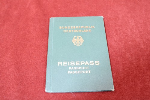 Old passport frg - old, of