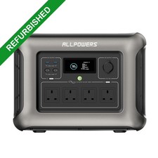 ALLPOWERS R1500 1152Wh Portable Power Station 1800W Solar Generator Camping RV