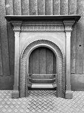 ANTIQUE ARCHED CAST IRON