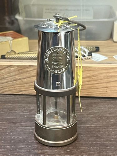 Miniature eccles miners lamp - eccles,