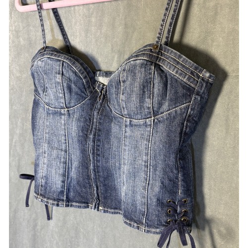 Guess jeans y2k denim corset - guess,