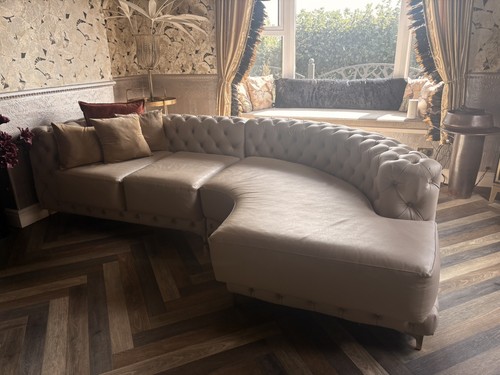 Large curved luxury - large, leather