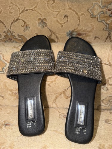 Primark black silver sparkly - silver,