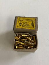 Box Brass Countersunk Screws 1/2" x 4 Nettlefolds GKN Slotted Full Box of 144
