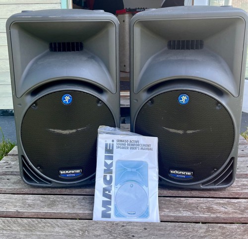Mackie srm450 speakers - mackie,