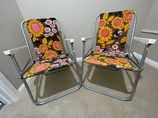 2 Vintage Retro 1970s Orange