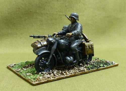 German military sidecar - german,
