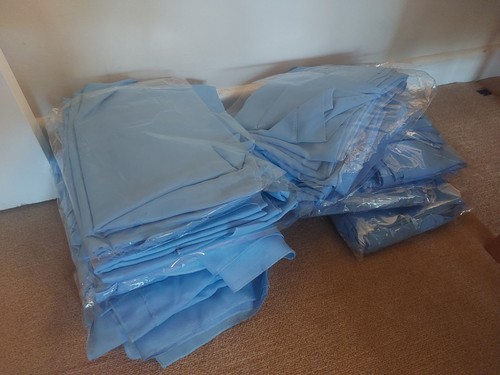 Baby blue chiffon chair - chiffon,