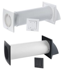 Decentralised Ventilation Unit with Heat Recovery Ceramic Heat Exchanger Switch