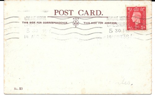 1938 stamp gvi hoylake - stamp, 1d.gvi,