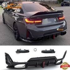 Gloss Black LED Rear Diffuser