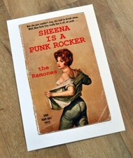 THE RAMONES SHEENA IS A PUNK ROCKER PUNK POSTER  - Limited to 50 pieces