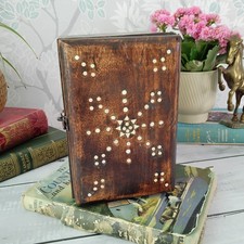 Inlaid Wood Cabinet 3 Drawer