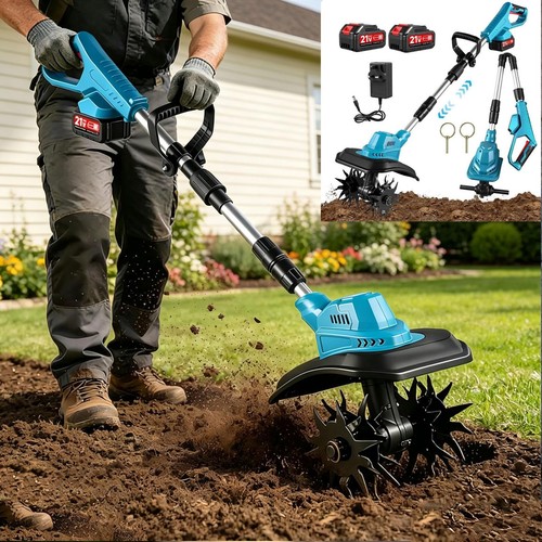 Battery cordless tiller - cordless,