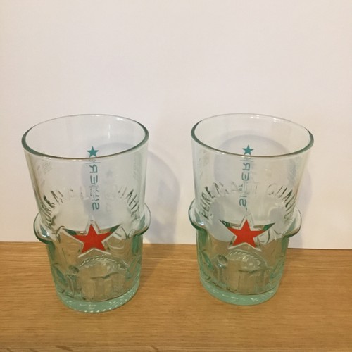 Heineken silver half pint - 2x,