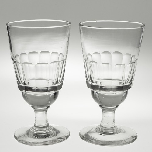 Two continental rummer glasses - continental,