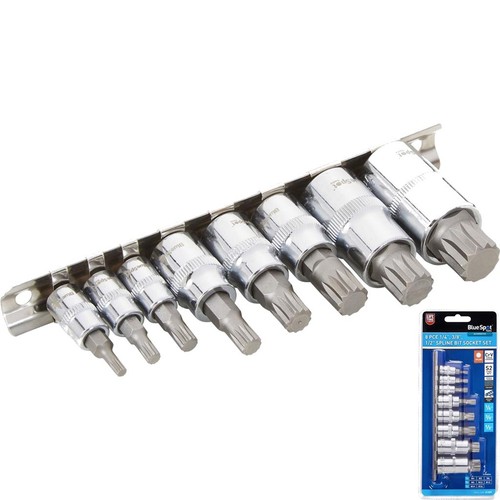 Bluespot 8pc spline - 8pc, bit
