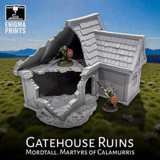 Gatehouse Ruins - 28mm 3d