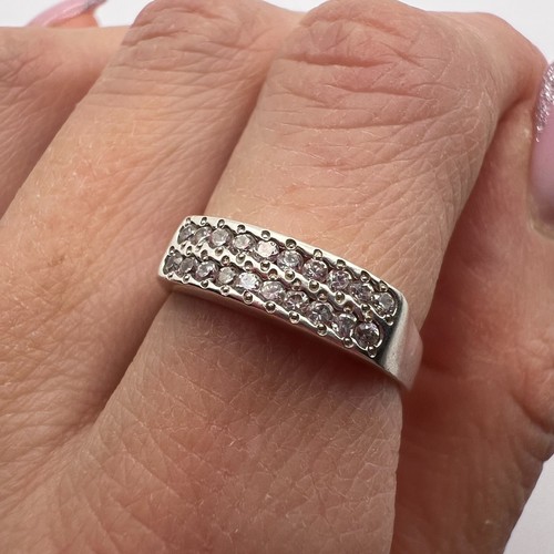 Used sterling silver 925 ring - silver,