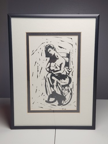 Black white print - white,