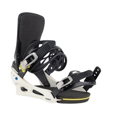 Burton Cartel Men's Reflex Snowboard Bindings - Medium - White/Graphic - Re:Flex